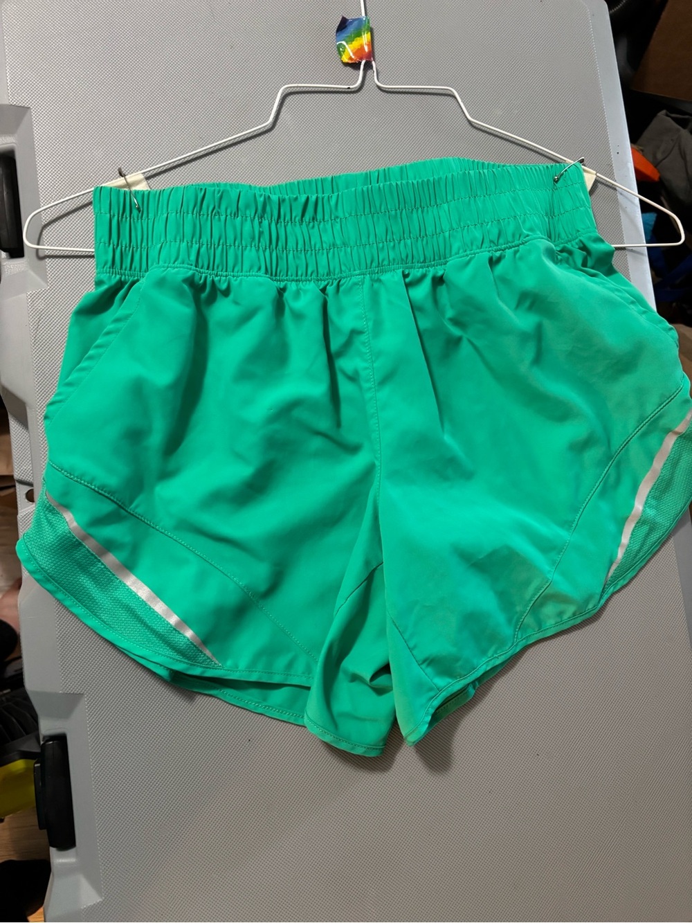 Athletic Works Bright Green Athletic Shorts
